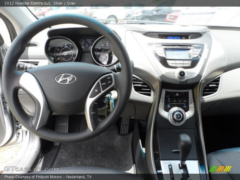 Dashboard of 2012 Elantra GLS