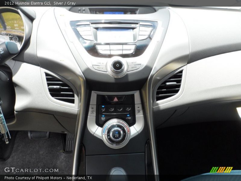 Controls of 2012 Elantra GLS