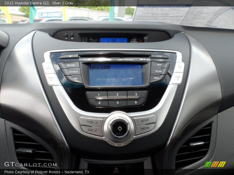Controls of 2012 Elantra GLS