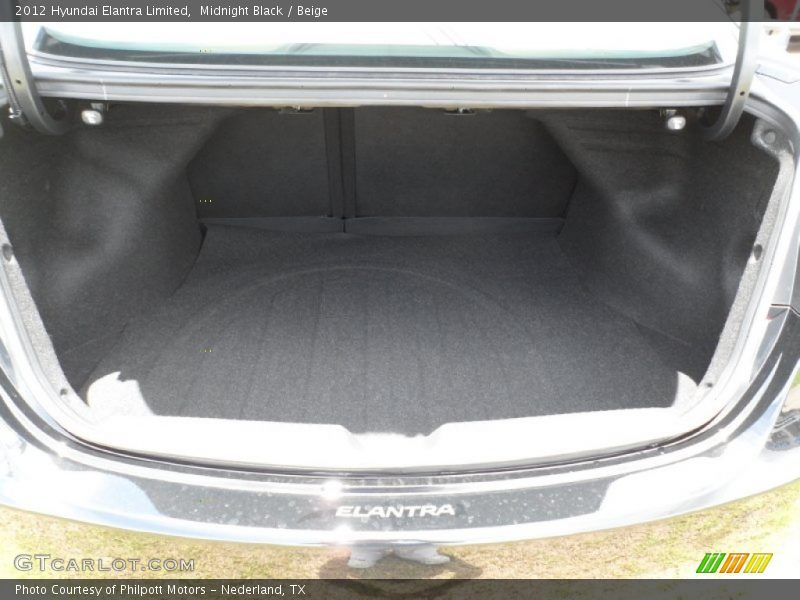  2012 Elantra Limited Trunk