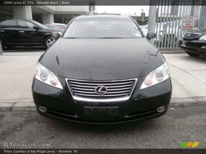 Obsidian Black / Black 2008 Lexus ES 350