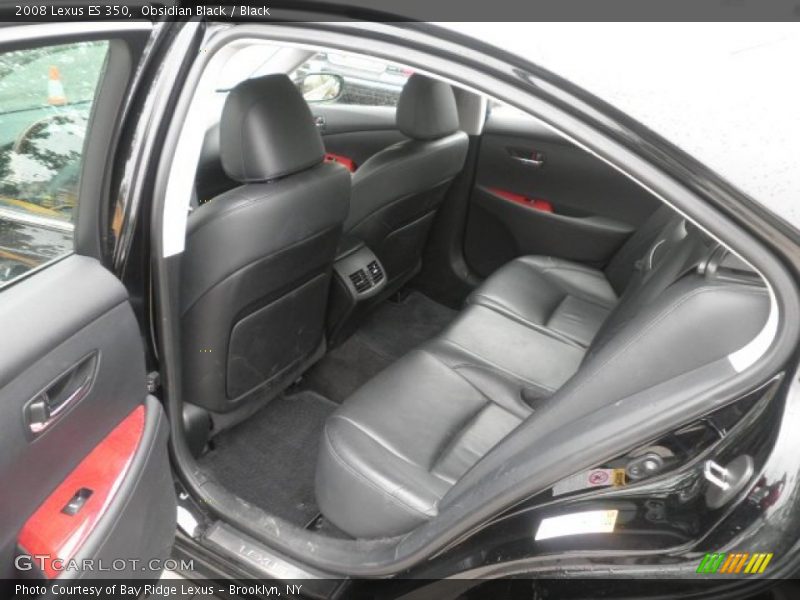 Obsidian Black / Black 2008 Lexus ES 350