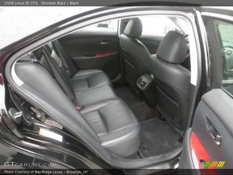 Obsidian Black / Black 2008 Lexus ES 350