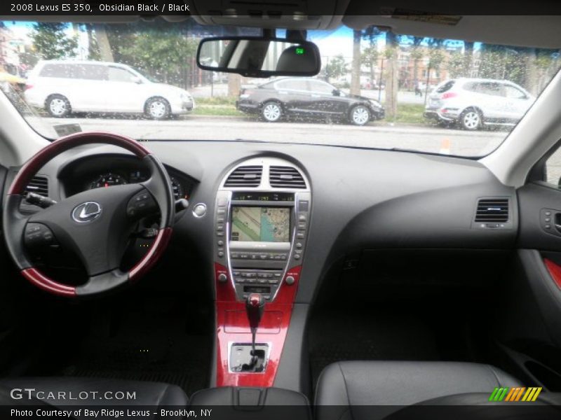 Obsidian Black / Black 2008 Lexus ES 350