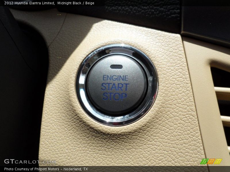 Controls of 2012 Elantra Limited