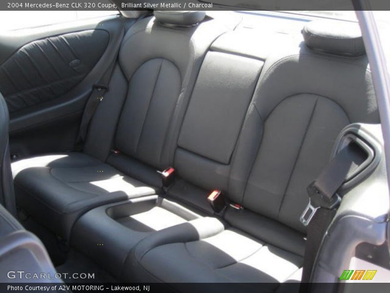 Brilliant Silver Metallic / Charcoal 2004 Mercedes-Benz CLK 320 Coupe