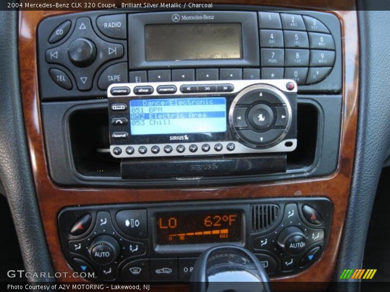 Brilliant Silver Metallic / Charcoal 2004 Mercedes-Benz CLK 320 Coupe