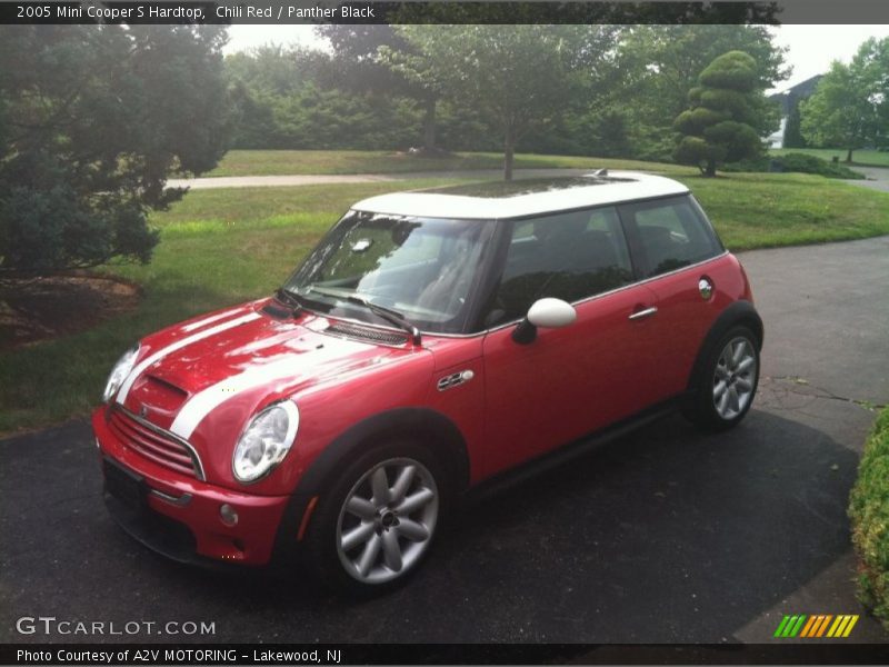 Chili Red / Panther Black 2005 Mini Cooper S Hardtop