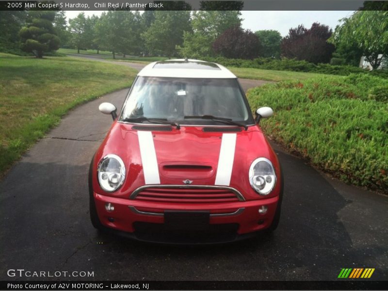 Chili Red / Panther Black 2005 Mini Cooper S Hardtop