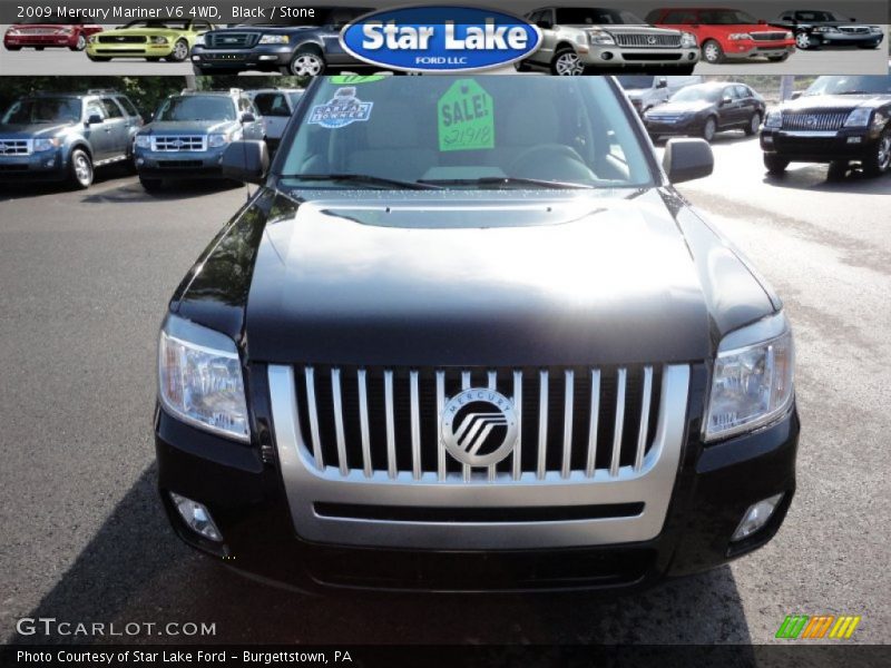 Black / Stone 2009 Mercury Mariner V6 4WD