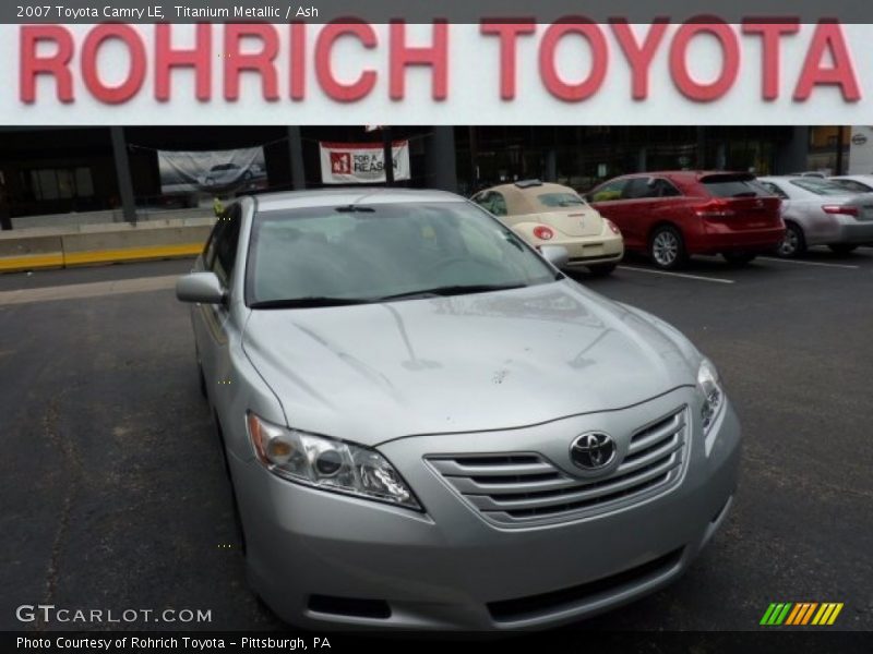 Titanium Metallic / Ash 2007 Toyota Camry LE