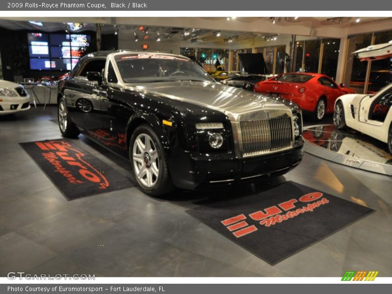 Black / Black 2009 Rolls-Royce Phantom Coupe