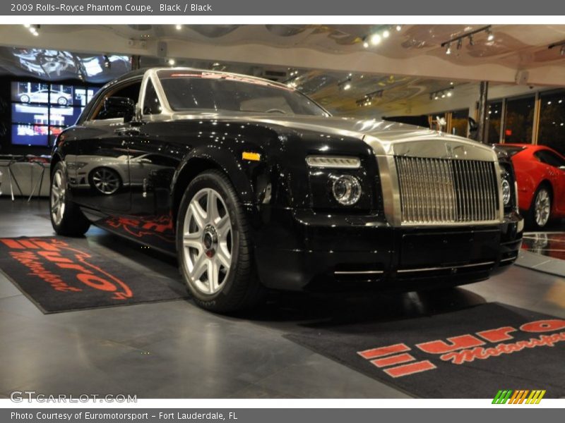 Black / Black 2009 Rolls-Royce Phantom Coupe