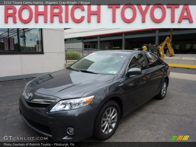 Magnetic Gray Metallic / Bisque 2010 Toyota Camry Hybrid