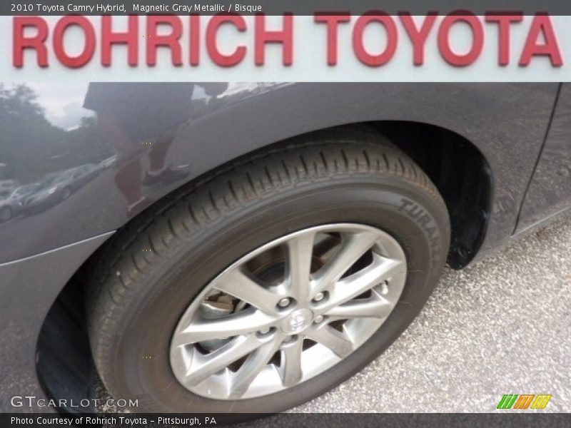 Magnetic Gray Metallic / Bisque 2010 Toyota Camry Hybrid
