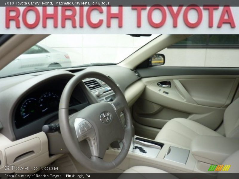 Magnetic Gray Metallic / Bisque 2010 Toyota Camry Hybrid