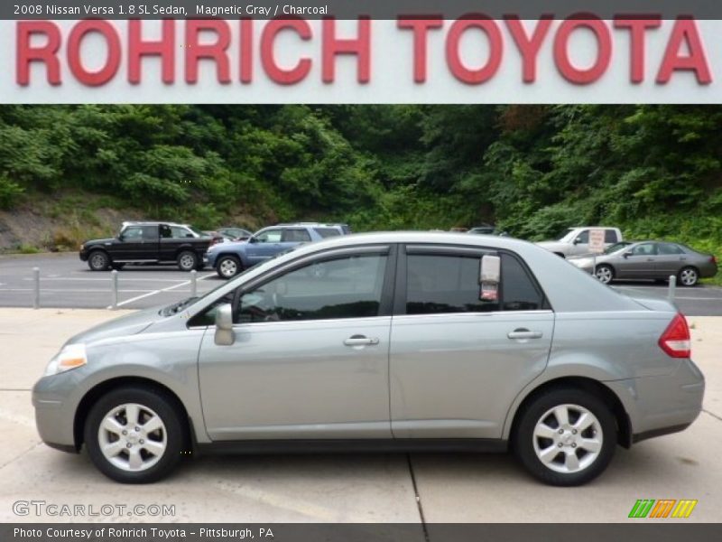 Magnetic Gray / Charcoal 2008 Nissan Versa 1.8 SL Sedan