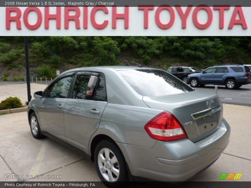 Magnetic Gray / Charcoal 2008 Nissan Versa 1.8 SL Sedan