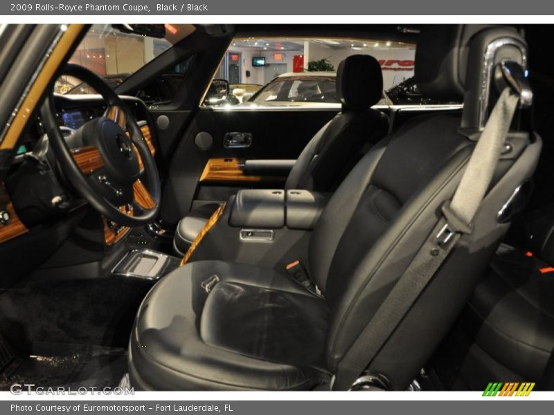  2009 Phantom Coupe Black Interior