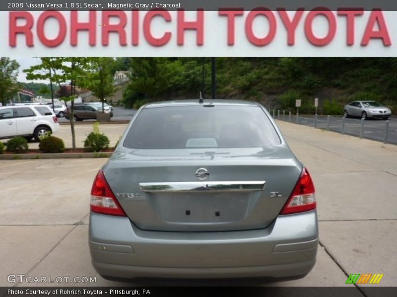 Magnetic Gray / Charcoal 2008 Nissan Versa 1.8 SL Sedan