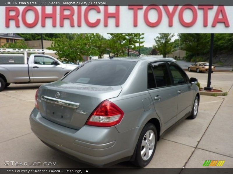 Magnetic Gray / Charcoal 2008 Nissan Versa 1.8 SL Sedan