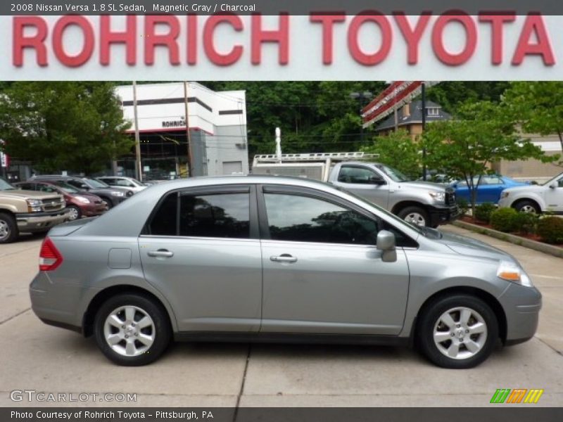 Magnetic Gray / Charcoal 2008 Nissan Versa 1.8 SL Sedan