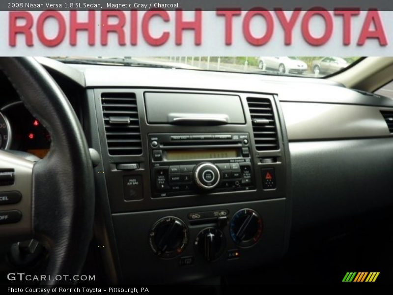 Magnetic Gray / Charcoal 2008 Nissan Versa 1.8 SL Sedan