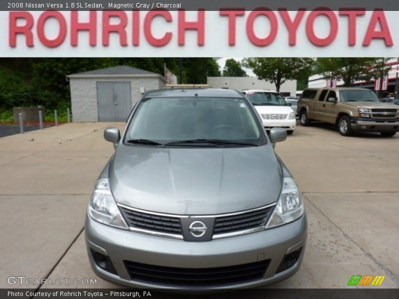 Magnetic Gray / Charcoal 2008 Nissan Versa 1.8 SL Sedan