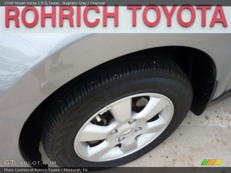 Magnetic Gray / Charcoal 2008 Nissan Versa 1.8 SL Sedan