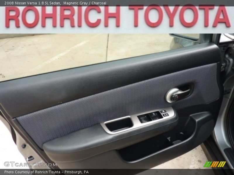 Magnetic Gray / Charcoal 2008 Nissan Versa 1.8 SL Sedan