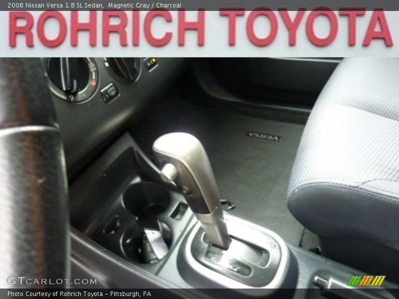 Magnetic Gray / Charcoal 2008 Nissan Versa 1.8 SL Sedan