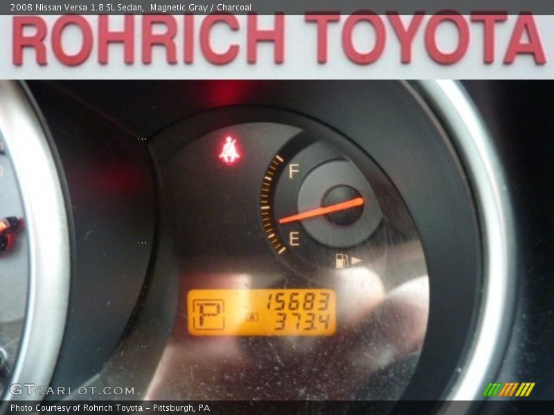 Magnetic Gray / Charcoal 2008 Nissan Versa 1.8 SL Sedan