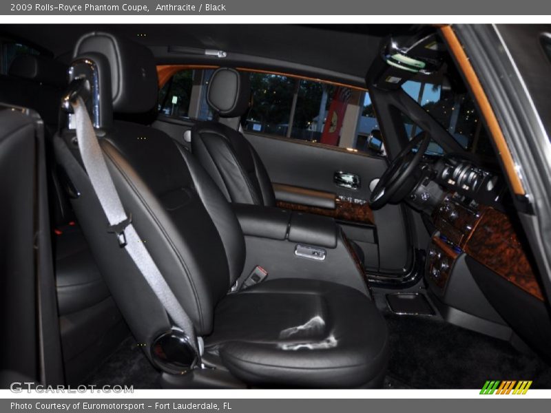  2009 Phantom Coupe Black Interior