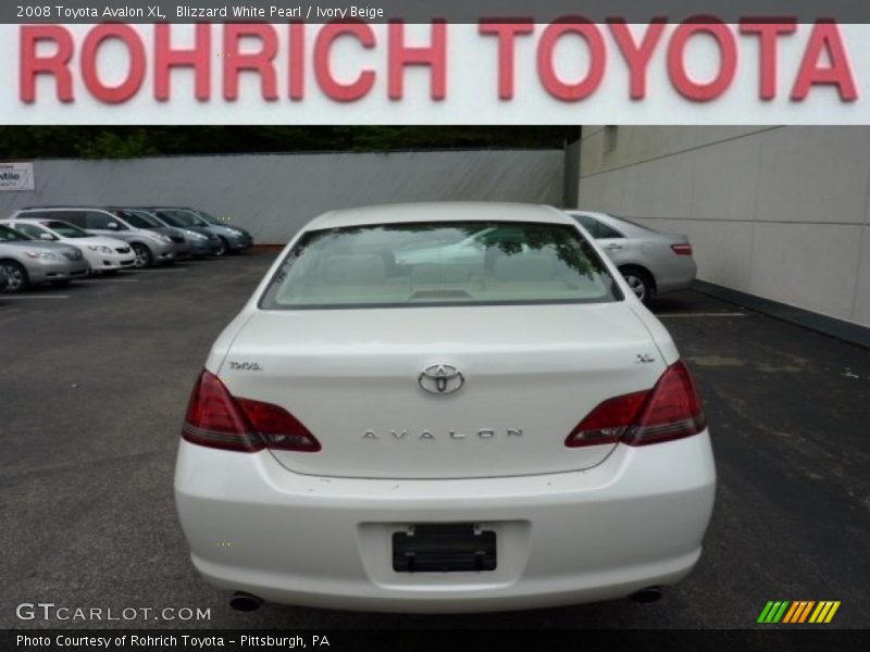 Blizzard White Pearl / Ivory Beige 2008 Toyota Avalon XL