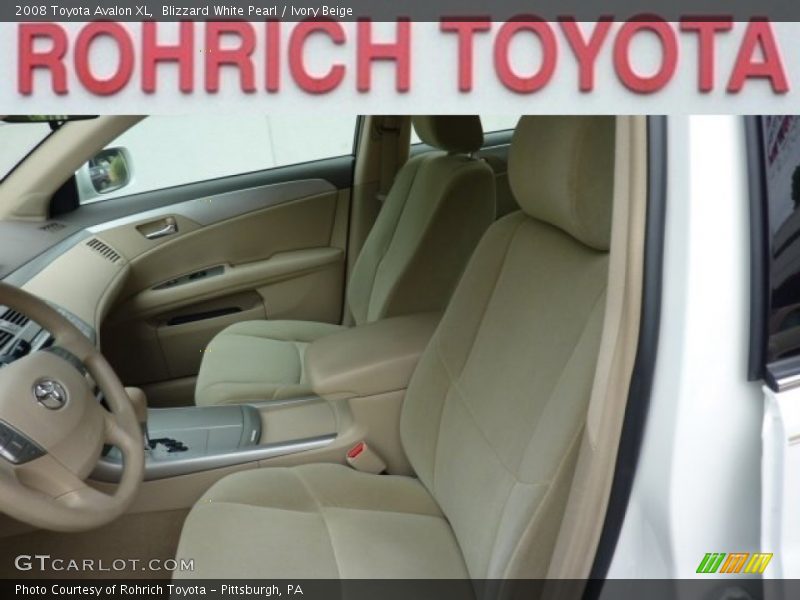 Blizzard White Pearl / Ivory Beige 2008 Toyota Avalon XL