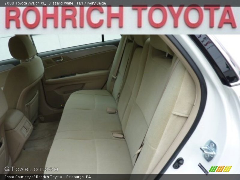 Blizzard White Pearl / Ivory Beige 2008 Toyota Avalon XL