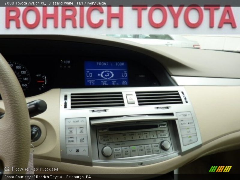 Blizzard White Pearl / Ivory Beige 2008 Toyota Avalon XL