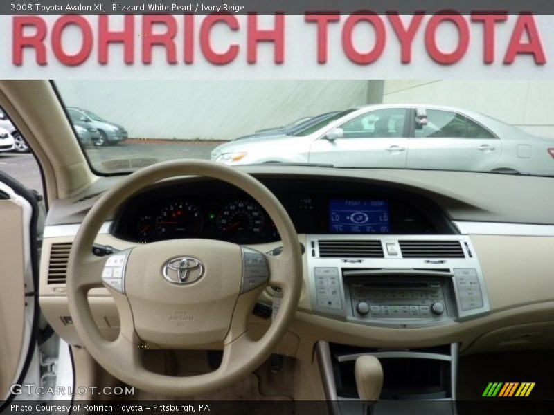 Blizzard White Pearl / Ivory Beige 2008 Toyota Avalon XL