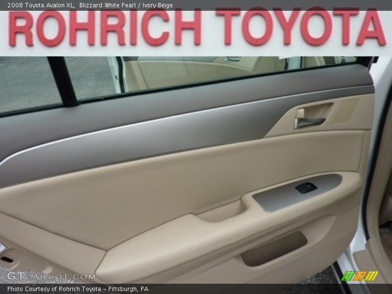 Blizzard White Pearl / Ivory Beige 2008 Toyota Avalon XL