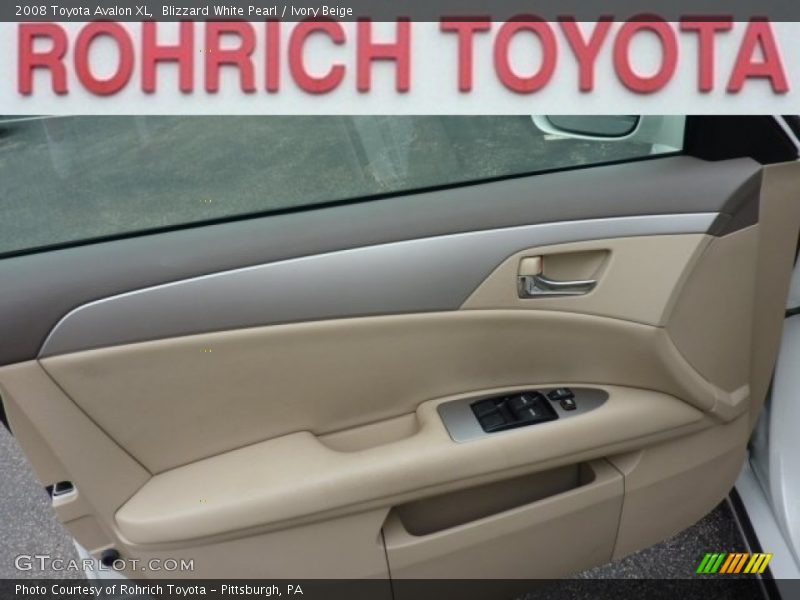Blizzard White Pearl / Ivory Beige 2008 Toyota Avalon XL