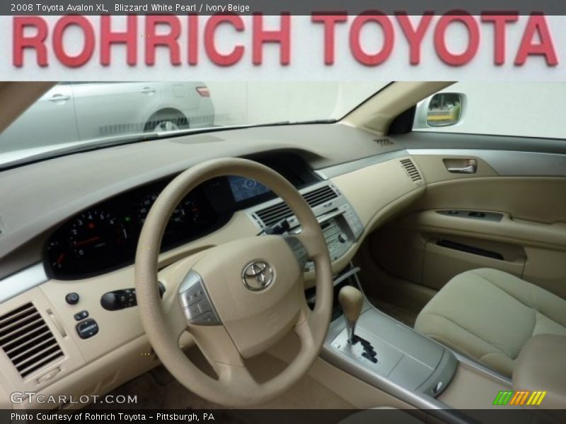 Blizzard White Pearl / Ivory Beige 2008 Toyota Avalon XL