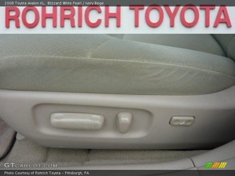 Blizzard White Pearl / Ivory Beige 2008 Toyota Avalon XL