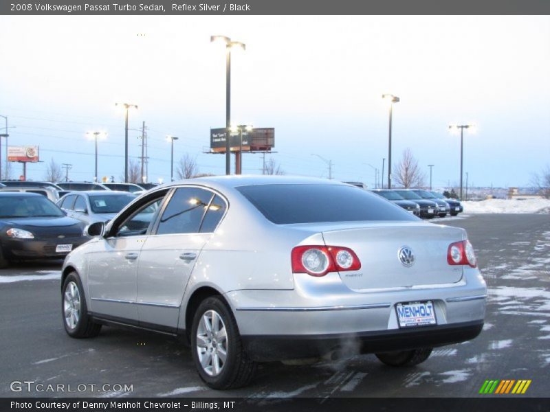 Reflex Silver / Black 2008 Volkswagen Passat Turbo Sedan