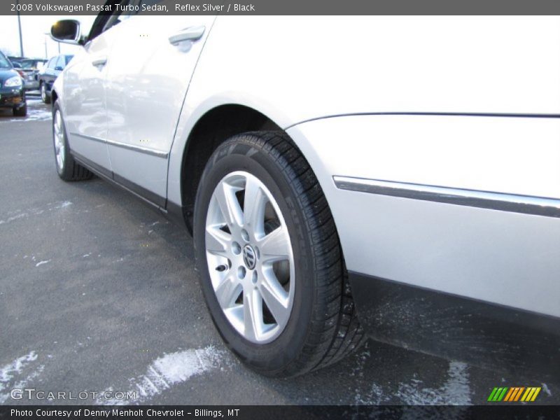 Reflex Silver / Black 2008 Volkswagen Passat Turbo Sedan