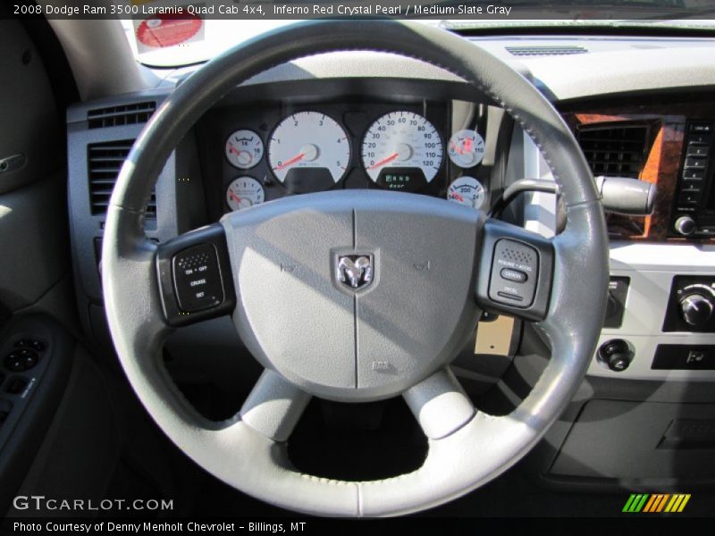  2008 Ram 3500 Laramie Quad Cab 4x4 Steering Wheel
