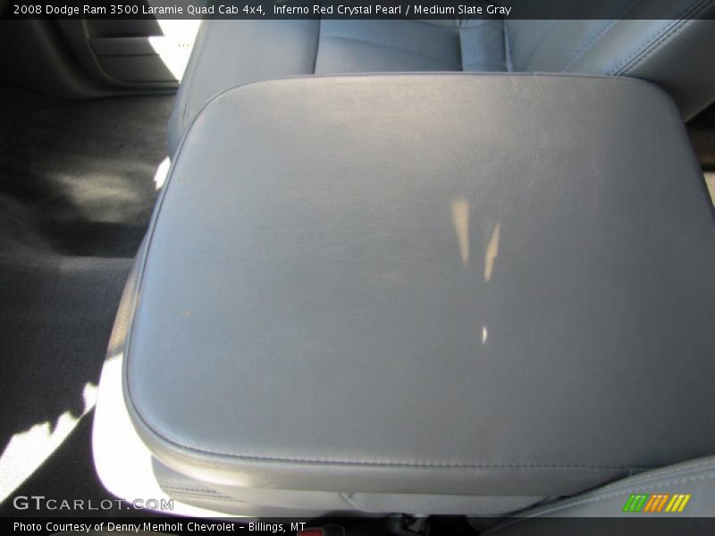 Inferno Red Crystal Pearl / Medium Slate Gray 2008 Dodge Ram 3500 Laramie Quad Cab 4x4