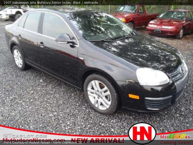 Black / Anthracite 2007 Volkswagen Jetta Wolfsburg Edition Sedan