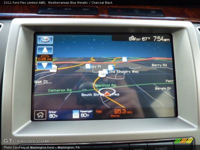 Navigation of 2011 Flex Limited AWD
