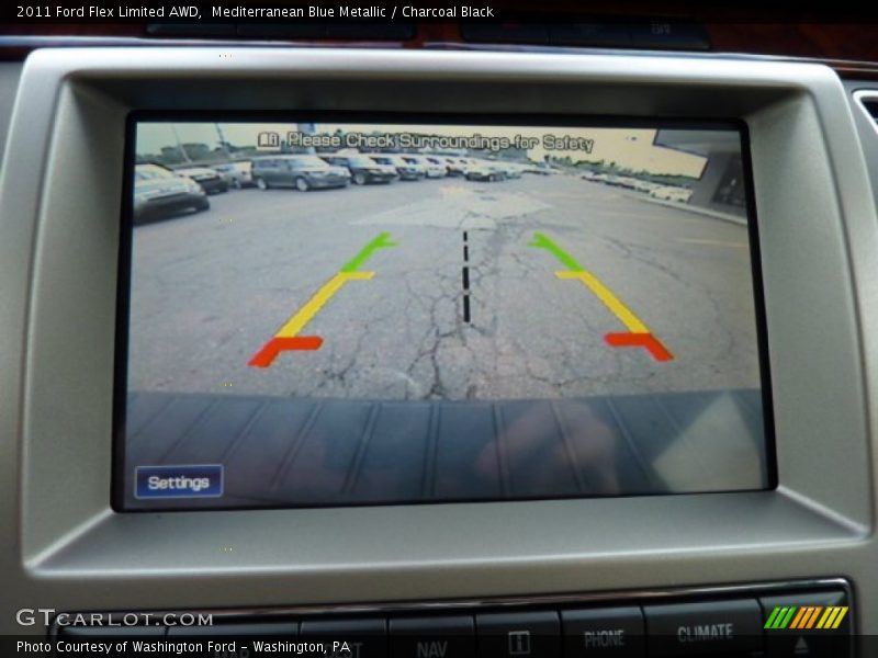 Mediterranean Blue Metallic / Charcoal Black 2011 Ford Flex Limited AWD