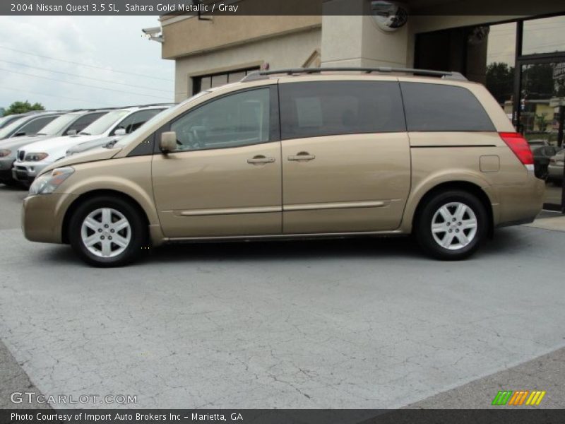 Sahara Gold Metallic / Gray 2004 Nissan Quest 3.5 SL